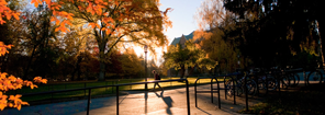 University of Idaho campus in autumn