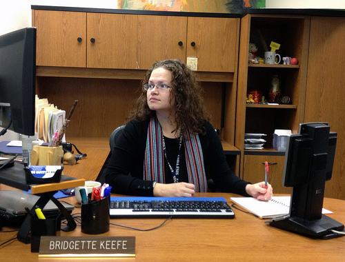 The job of communicating food safety information to deaf and hard of hearing consumers is, literally, in Bridgette Keefe-Hodgson's hands.