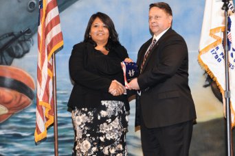 Leticia L. Pacheco, human factors engineer with RDECOM ARL, was honored during The Salute to Our STEM Military and Civilians Heroes dinner at HENAAC Oct. 11. Pacheco was recognized most promising engineer or scientist with a graduate degree.