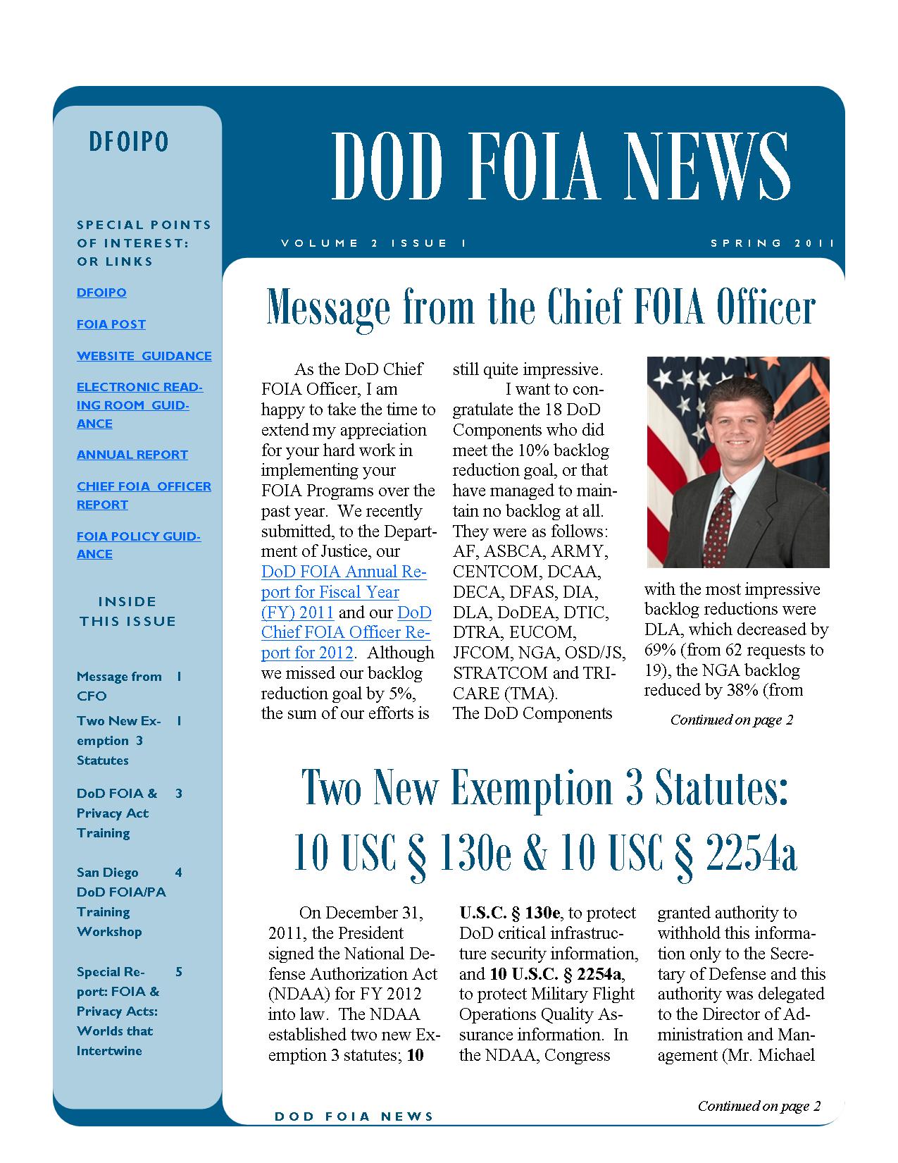 spring 2012 newsletter