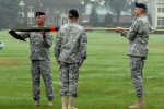 Maj. Gen. Stephen R. Lanza, 7th Infantry Division commanding general, and Command Sgt...