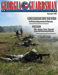 September 2012 cover of the "Georgia Guardsman" magazine