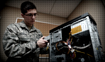In the Air National Guard, maintaining our communications systems is integral to mission success. That's why we need Cyber Transport Systems Specialists to deploy, sustain, troubleshoot and repair standard voice, data and video network infrastructure systems, IP detection systems and cryptographic equipment. In this role, you'll manage devices and systems with the most current software tools. You'll also implement and maintain all aspects of network systems and cryptographic equipment and video services, using technical data, voltage and waveform measurements, and block diagrams.
