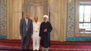 Mr. Mustafa Hakki Ozer, Muftu of Ankara, Mr. Kadir Temel, Imam of the Kocatepe Mosque and me.