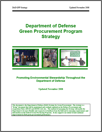 DoD Green Procurement Strategy