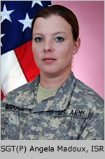 SGT(P) Angela Madoux, ISR