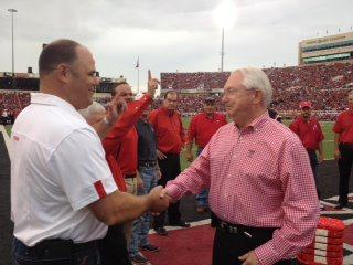 Photo: I was honored to attend the Texas Tech football game on Saturday, September 15th, to celebrate the contributions that agriculture, and cotton in particular, make to the West Texas economy.