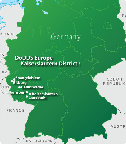 Kaiserslautern District Map