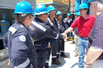 Congressman Pete Olson & Offshore Rig Employees