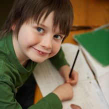 Boy Doing Homework