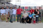 Fort Drum wounded warriors at baseball game