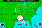 Tropical Storm Isaac projected track as of 10 a.m. (ET), Aug. 27