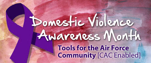 U.S. Air Force Supports Domestic Violence Awareness Month