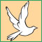 Illustration of a white dove (State Dept.)