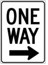 One Way Sign