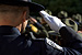 A CBP officer executes a salute at a wreath laying ceremony during National Police Week in Washington D.C.