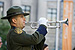 CBP Border Patrol agent plays Taps at the end of this year Valor Memorial Wreath Laying Ceremony.
