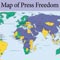 Map of Press Freedom 2008 