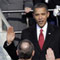 Obama takes the oath of office (AP Images) 