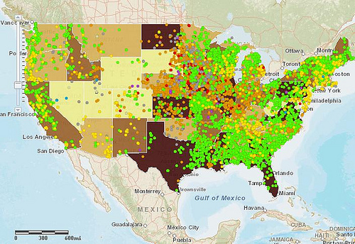 The Renewable Energy Investments web map contains information regarding USDA programs that provide assistance to renewable energy and energy efficiency projects.  