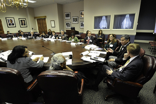 USDA officials address leaders from faith-based organizations at consultation on outreach to the Latino community