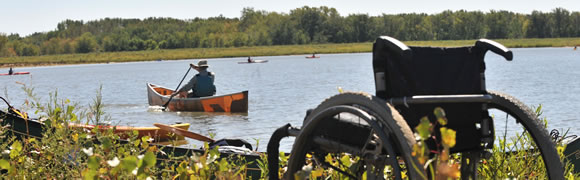 Veterans kayaking at the National Veterans TEE Tournament