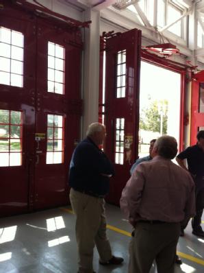 Bay St. Louis, Miss., Sep. 4, 2012 -- FEMA Administrator Craig Fugate visits the Bay St. Louis Fire Department in Mississippi following Hurricane Isaac. 