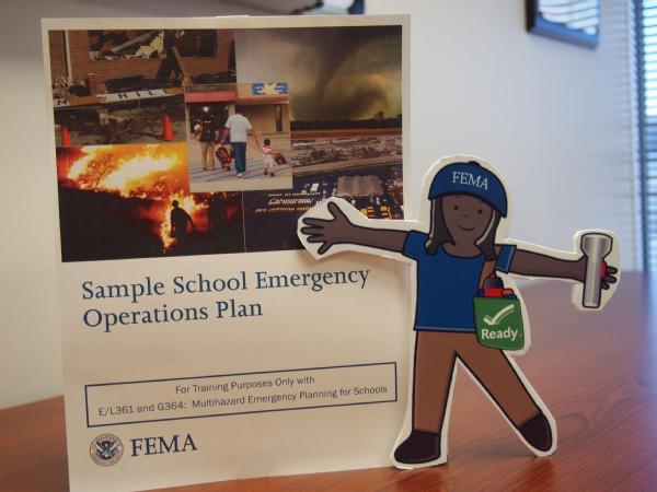  Washington, D.C., Sep. 20, 2012 -- Flat Stella learns about the importance of having a safety plan in place no matter where you are. 