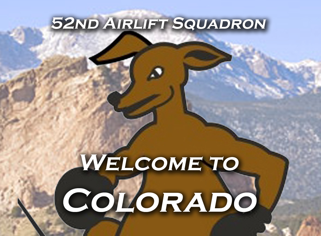 Welcome to Colorado 52nd Airlift Squadron members!