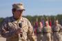 Passing the sword: Robinson takes over as sergeant major