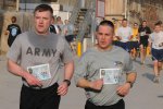 Mentors invite Afghan National Army soldiers to participate in Army Ten-Miler shadow run