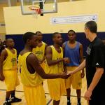 Secretary Duncan greets Madison High School Jaguars