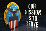 Graphic image: Our Mission is to Serve