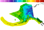 Alaska High Temperature Forecast Image
