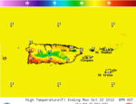 Puerto Rico High Temperature Forecast Image