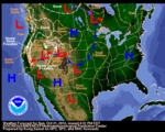 National Weather Map - Click to enlarge