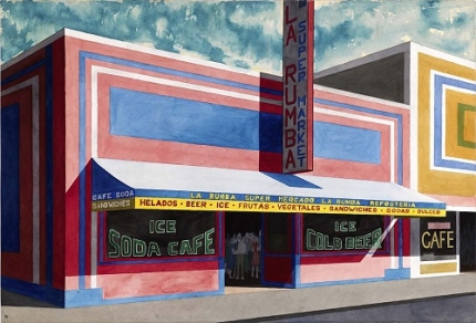 Untitled, Bronx Storefront, "La Rumba Supermarket,” Emilio Sanchez, Late 1980s 
