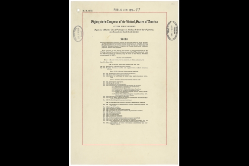 Social Security Act Amendments, “Medicare”, Page 1