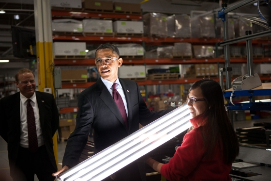 President Barack Obama Tours Orion Energy Systems, Inc