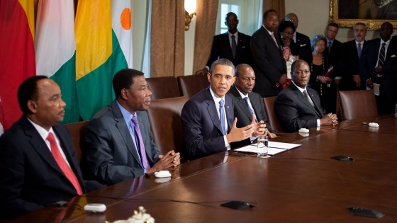 The President Meets with Democratically Elect African Heads of State