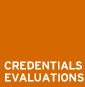 Credentials Evaluation