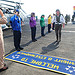 <p>U.S. Navy Rear Adm. Michael Manazir, left, the commander of Carrier Strike Group (CSG) 8, salutes Deputy Secretary of Defense Aston B. Carter, center, upon Carter's arrival aboard aircraft carrier USS Dwight D. Eisenhower (CVN 69) in the Persian Gulf Oct. 19, 2012. Carter was on a seven-day trip to the Middle East to meet with leadership in the region. (DoD photo by Mass Communication Specialist 2nd Class Julia Casper, U.S. Navy/Released)</p>