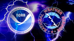NOAA and NWS lightning Safety logos