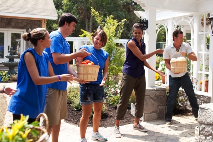 First Lady Michelle Obama in an episode of "Extreme Makeover: Home Edition"