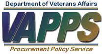 Department of Veterans Affairs Procurement Policy Service Logo