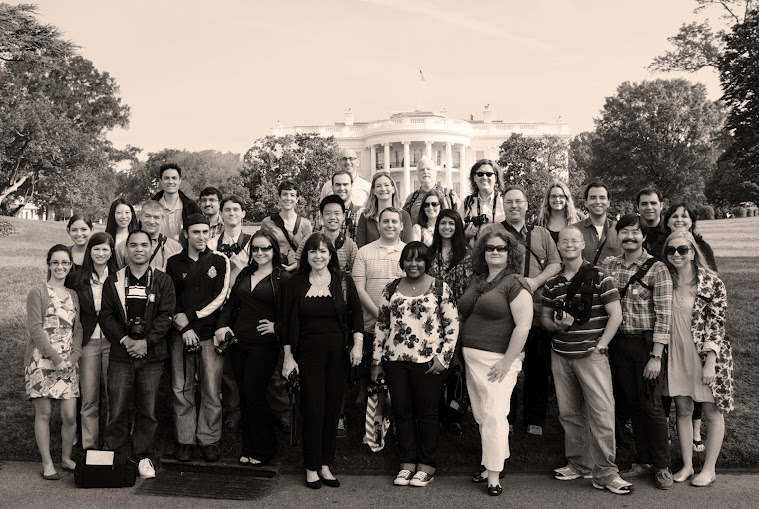 The participants of the first White House Photowalk on the South Lawn, photographed by Charles Lu. View this photo and more by Charles at: http://goo.gl/mwcnd