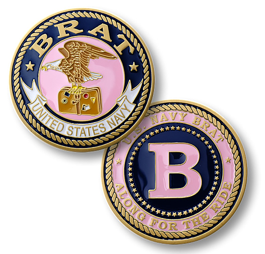 Navy Brat Coin – Girl