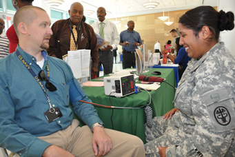 Employees take advantage of C4ISR Health Fair benefits