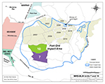 Map of prescribed burn zones at the former Fort Ord. Click to view larger image.