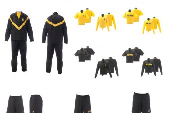 Improved Physical Fitness Uniform design and color configuration, design option #1